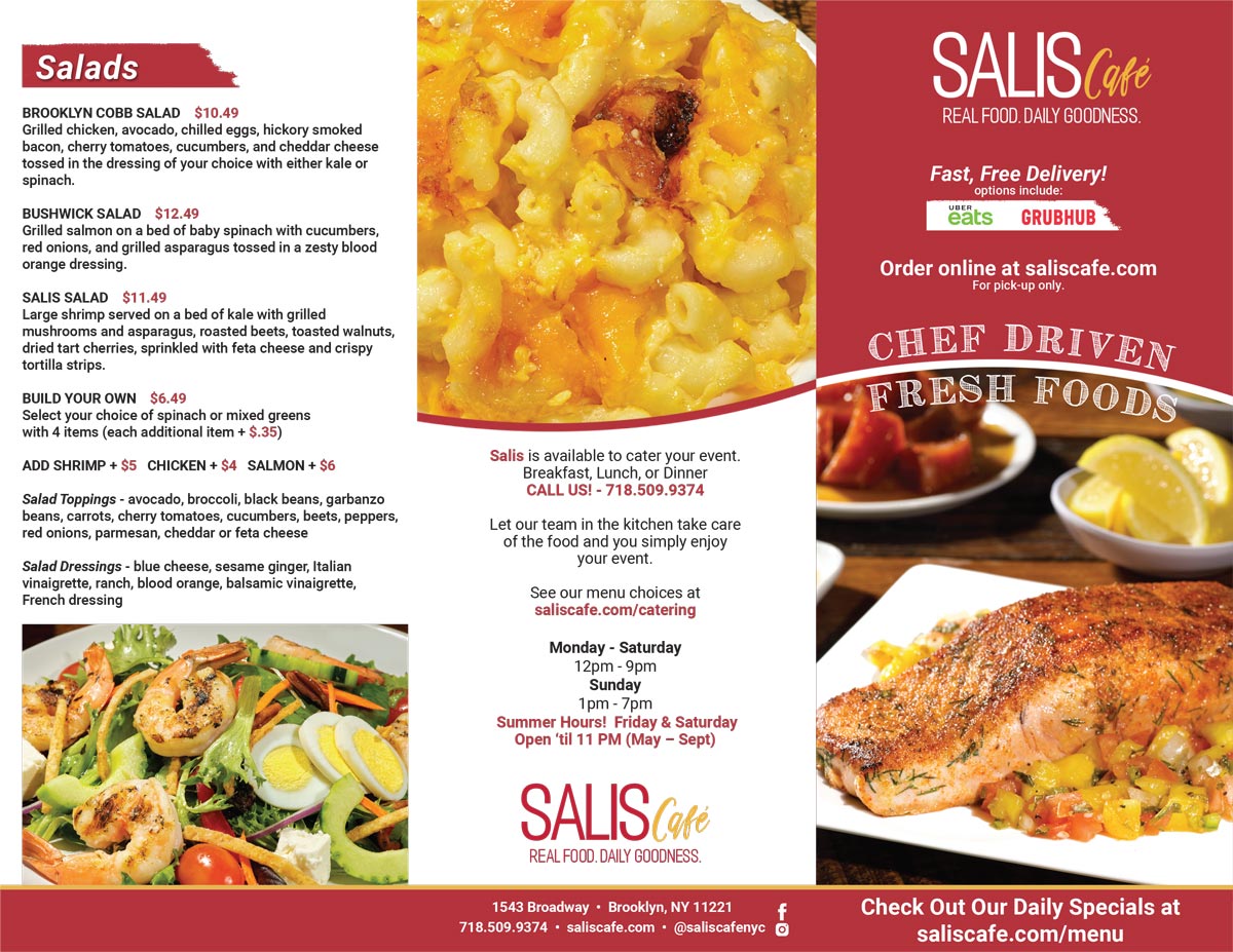 You are currently viewing Salis Cafe Menu Outside
