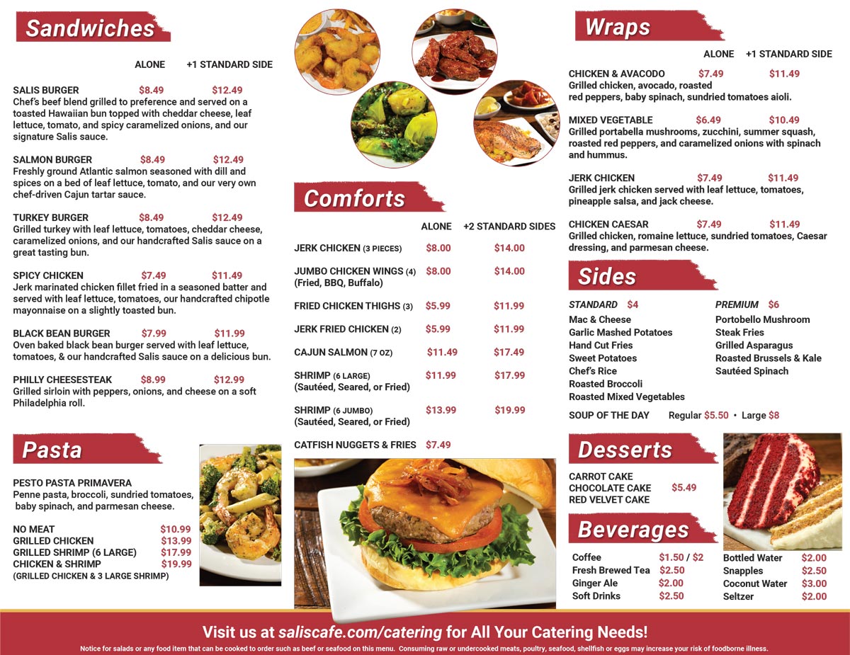 You are currently viewing Salis Cafe Menu Inside